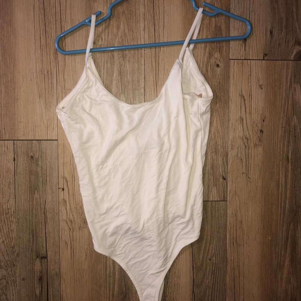 Naked Wardrobe White Bodysuit